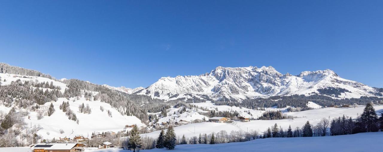 Ferienwohnung Der Hochkönigblick Dienten am Hochkönig Exterior foto